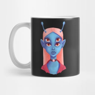 Alien Optical Illusion Eyes Mug